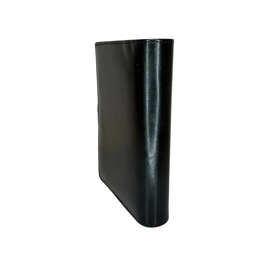 NEW Black 6-Ring Planner A6 Binder Only Organizer 7.75